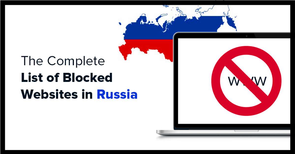 Lista de Sítios Web bloqueados na Rússia